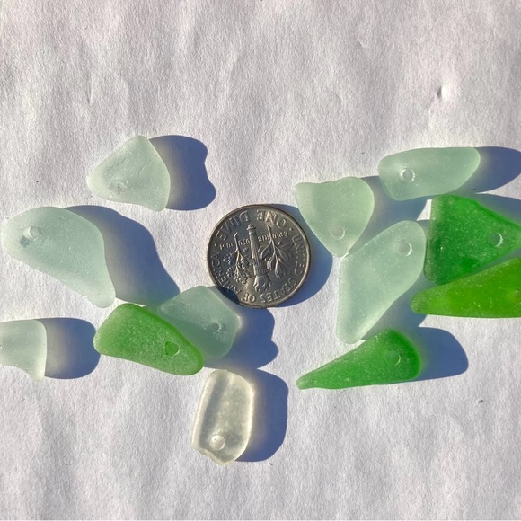 Sea Glass Vintage Beads - Picture 2 of 5